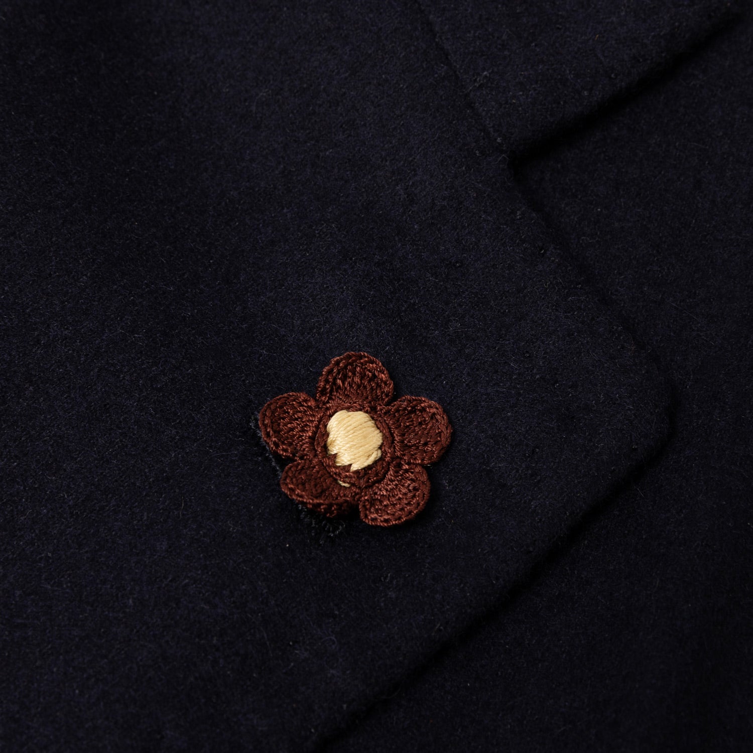 Fiore Marrone" buttonhole flower - handmade